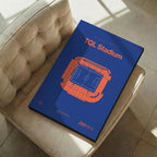 Cincinnati Soccer Stadium Bold Canvas Art