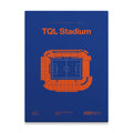 Cincinnati Soccer Stadium Bold Canvas Art
