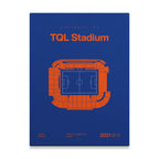 Cincinnati Soccer Stadium Bold Canvas Art