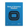 Charlotte Soccer Stadium Bold Canvas Art