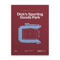 Colorado Soccer Stadium Bold Canvas Art
