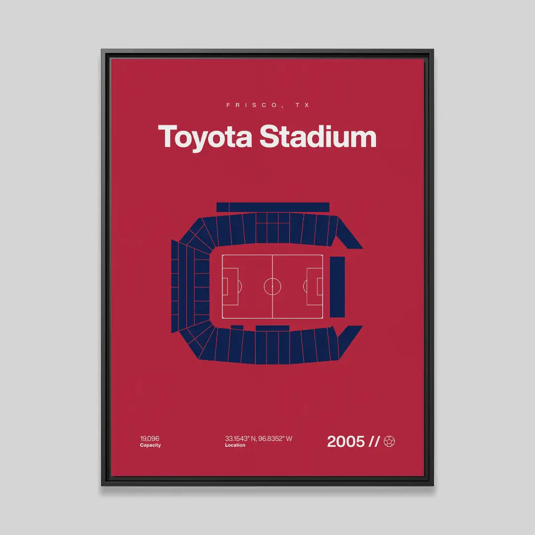 Dallas Soccer Stadium Bold Canvas Art