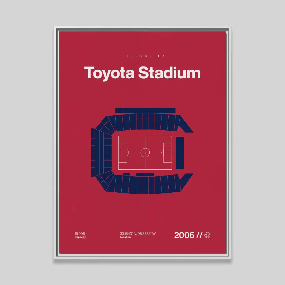 Dallas Soccer Stadium Bold Canvas Art