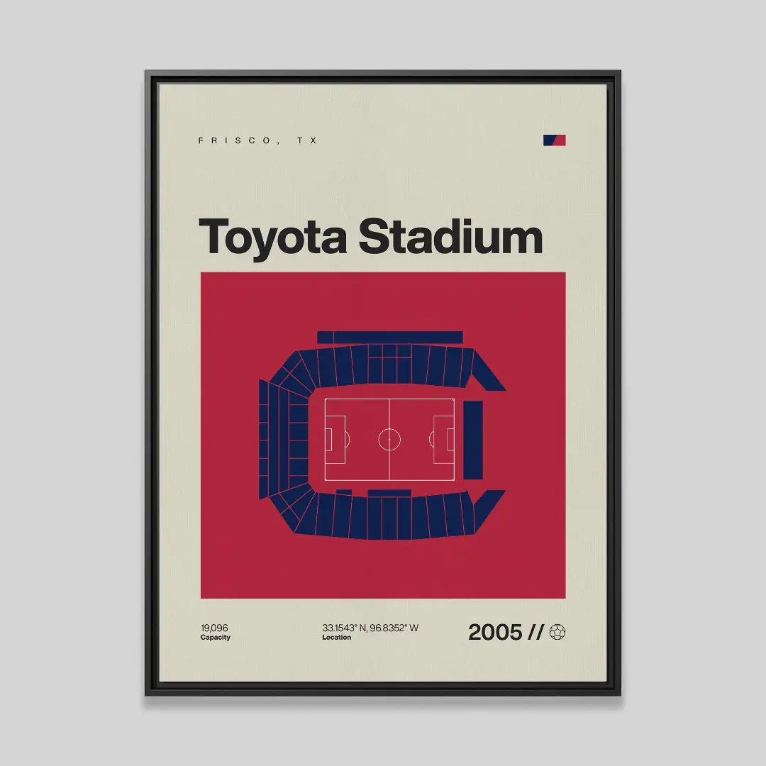 Dallas Soccer Stadium Canvas Art