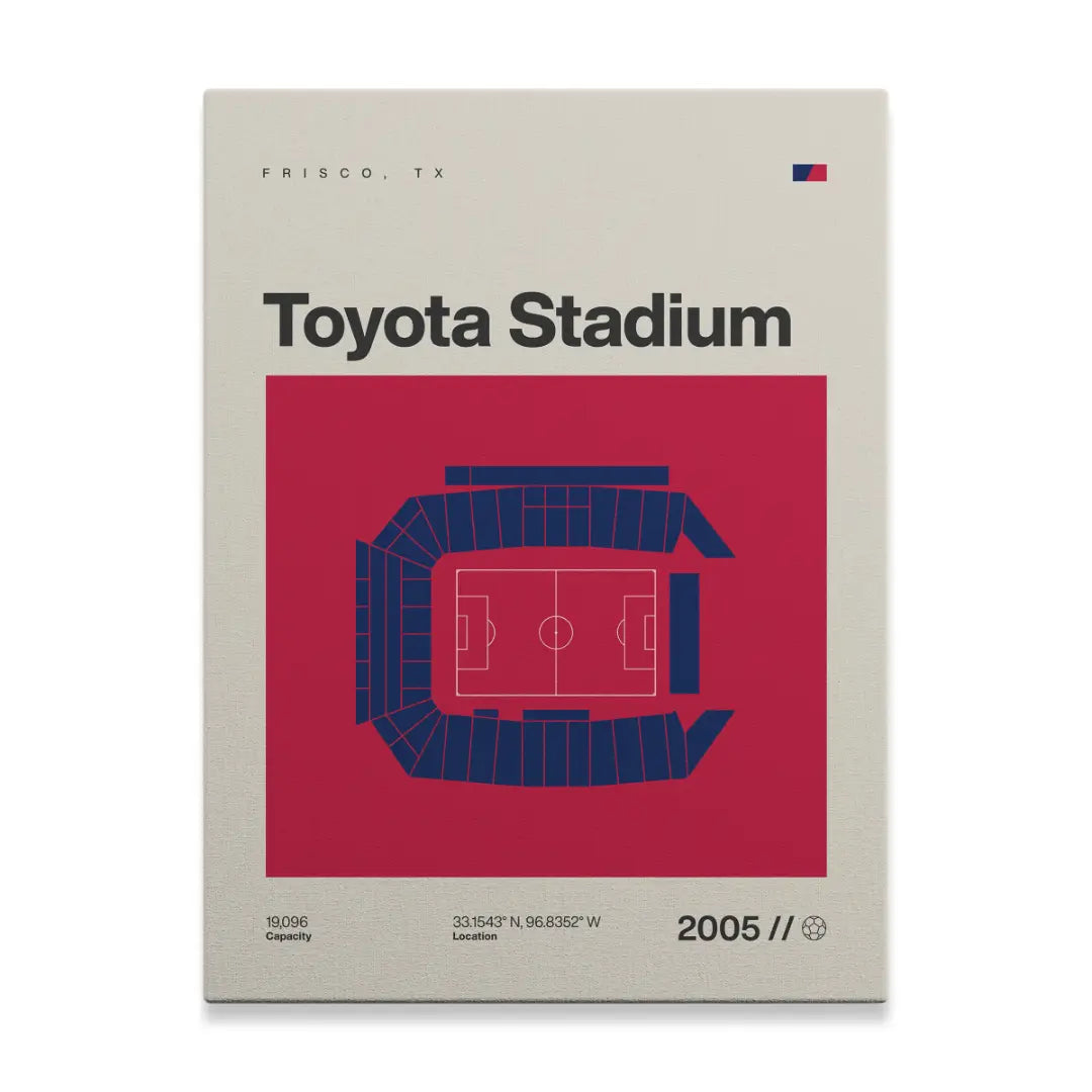 Dallas Soccer Stadium Canvas Art