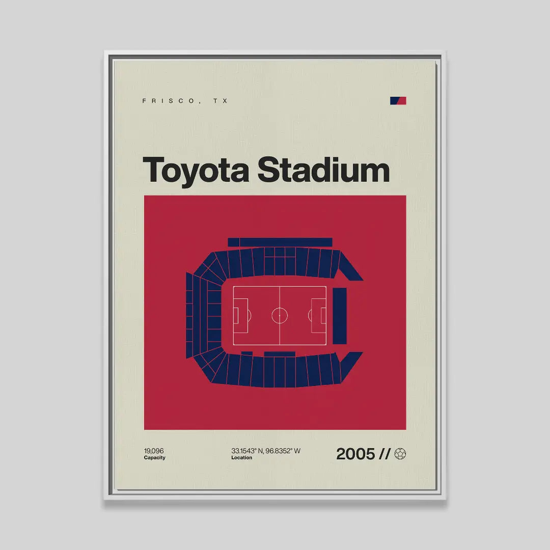 Dallas Soccer Stadium Canvas Art