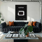 D.C. Soccer Stadium Bold Canvas Art