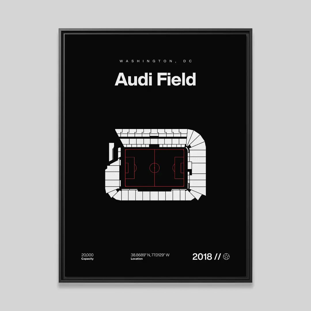 D.C. Soccer Stadium Bold Canvas Art