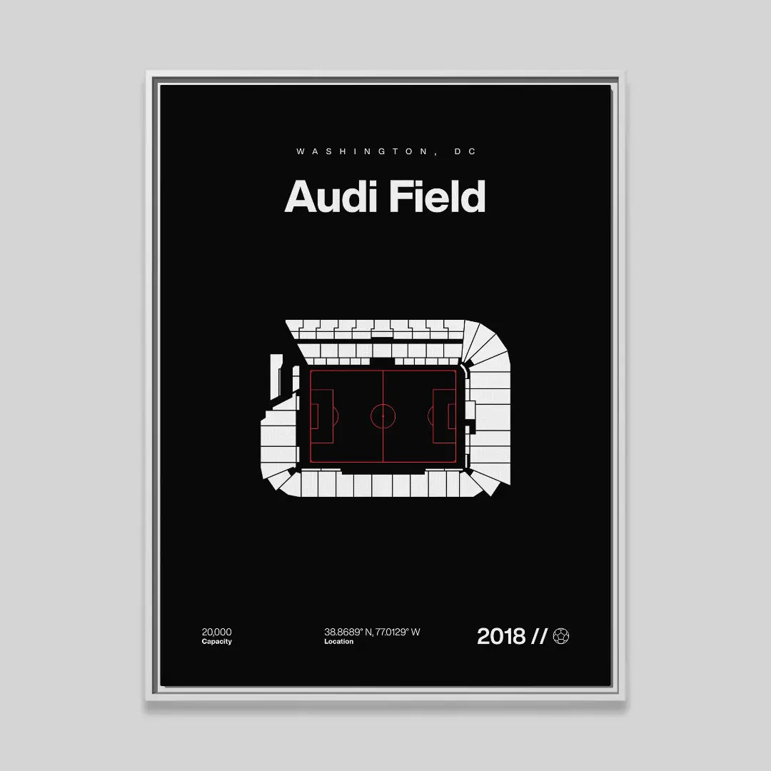D.C. Soccer Stadium Bold Canvas Art