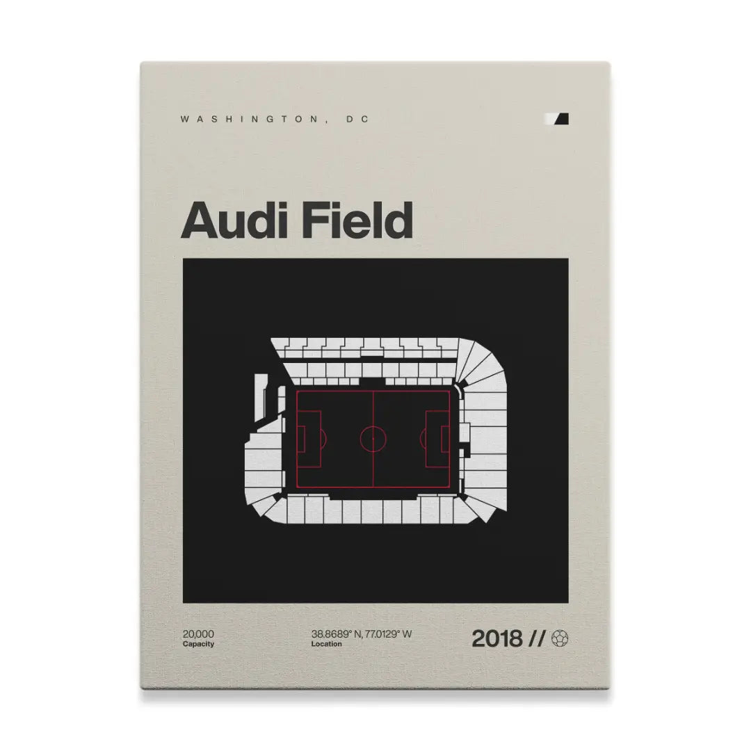 D.C. Soccer Stadium Canvas Art