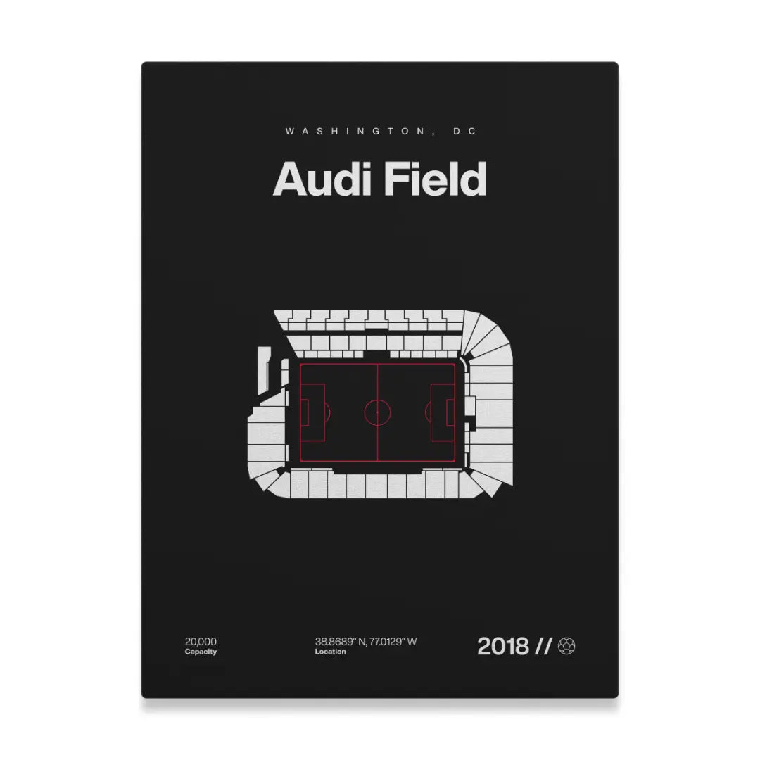 D.C. Soccer Stadium Bold Canvas Art