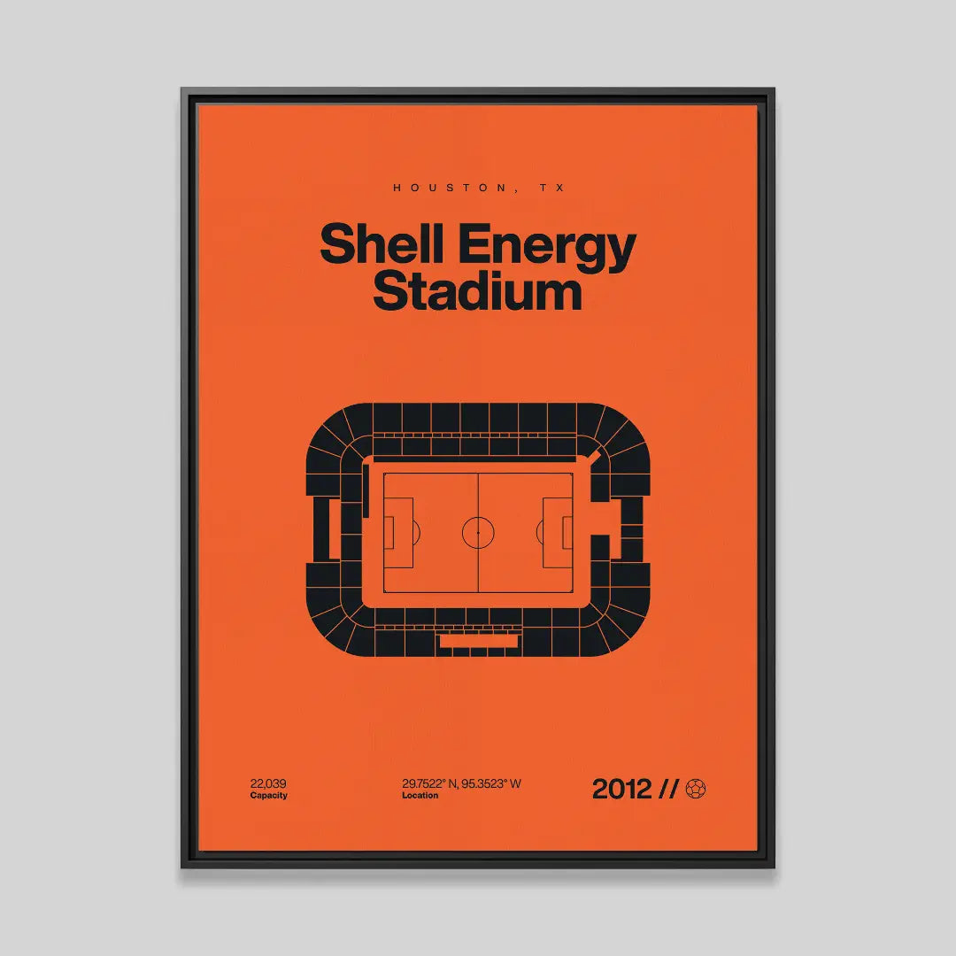 Houston Soccer Stadium Bold Canvas Art