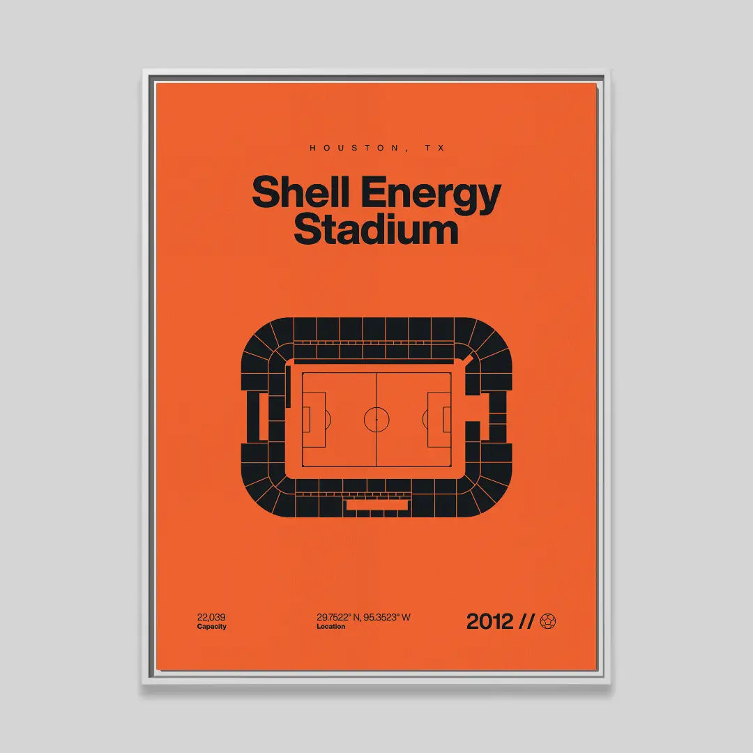 Houston Soccer Stadium Bold Canvas Art