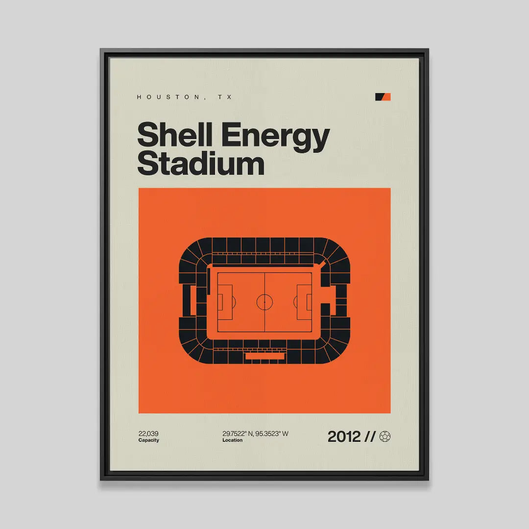 Houston Soccer Stadium Canvas Art
