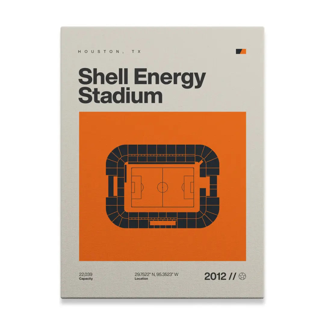 Houston Soccer Stadium Canvas Art