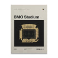 LA Soccer Stadium Canvas Art