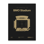 LA Soccer Stadium Bold Canvas Art