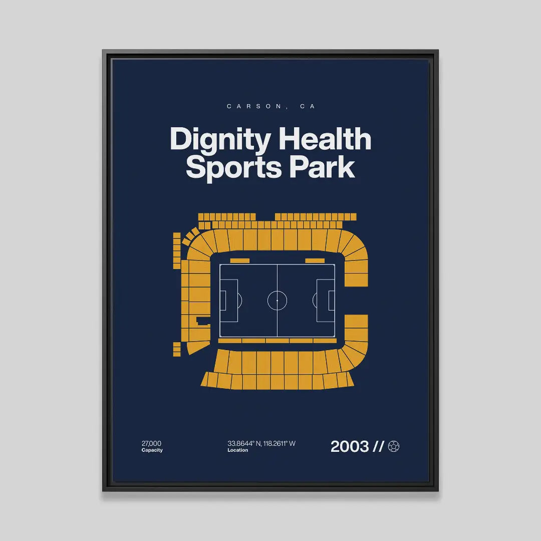 Los Angeles Soccer Stadium Bold Canvas Art
