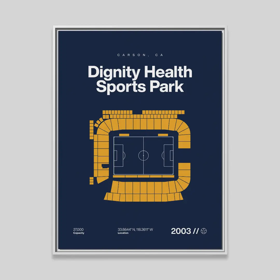 Los Angeles Soccer Stadium Bold Canvas Art