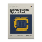 Los Angeles Soccer Stadium Canvas Art