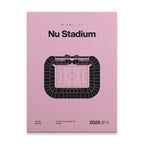 Miami Soccer Stadium Bold Canvas Art