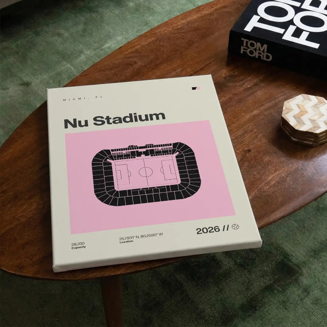 Miami Soccer Stadium Canvas Art
