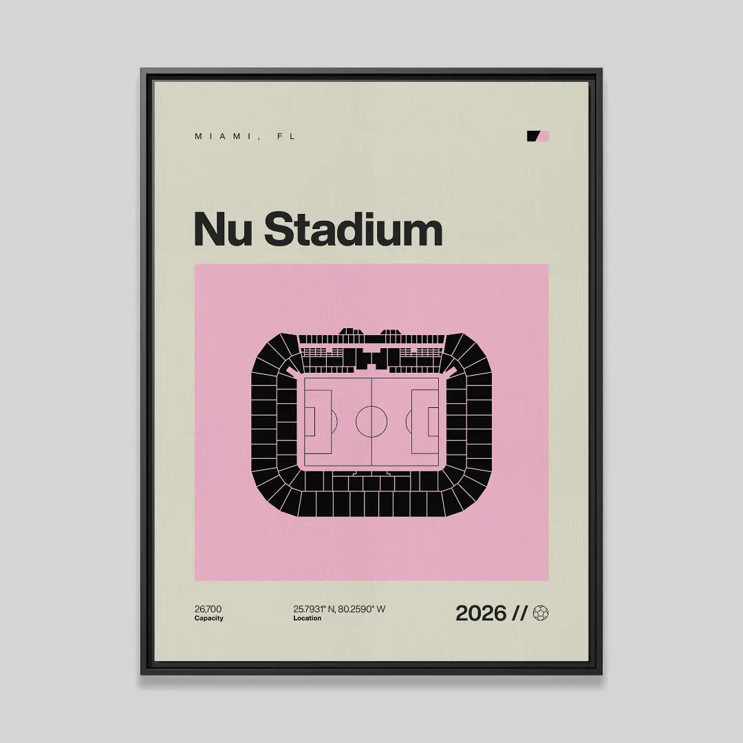Miami Soccer Stadium Canvas Art