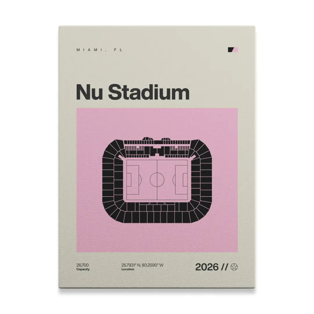 Miami Soccer Stadium Canvas Art