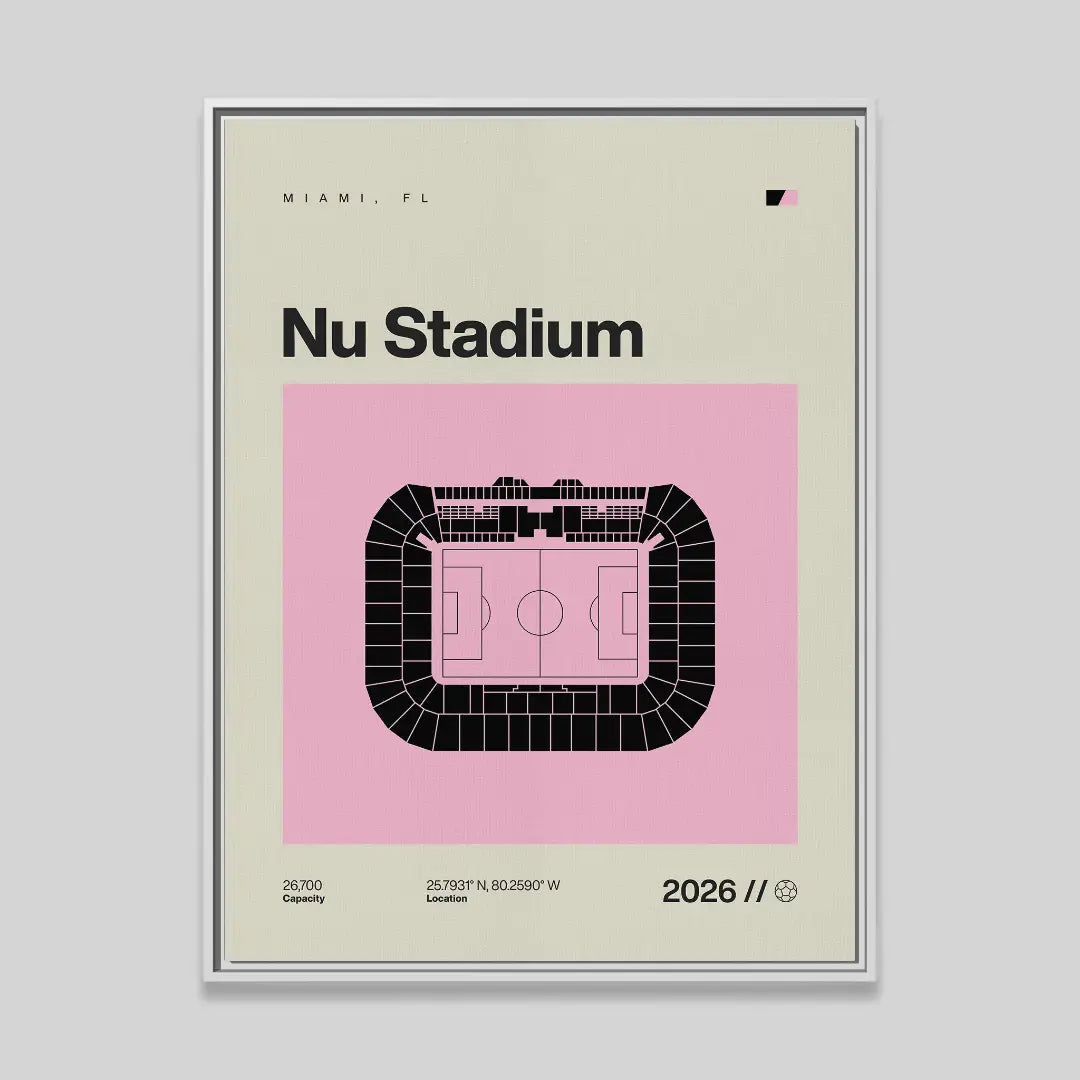 Miami Soccer Stadium Canvas Art