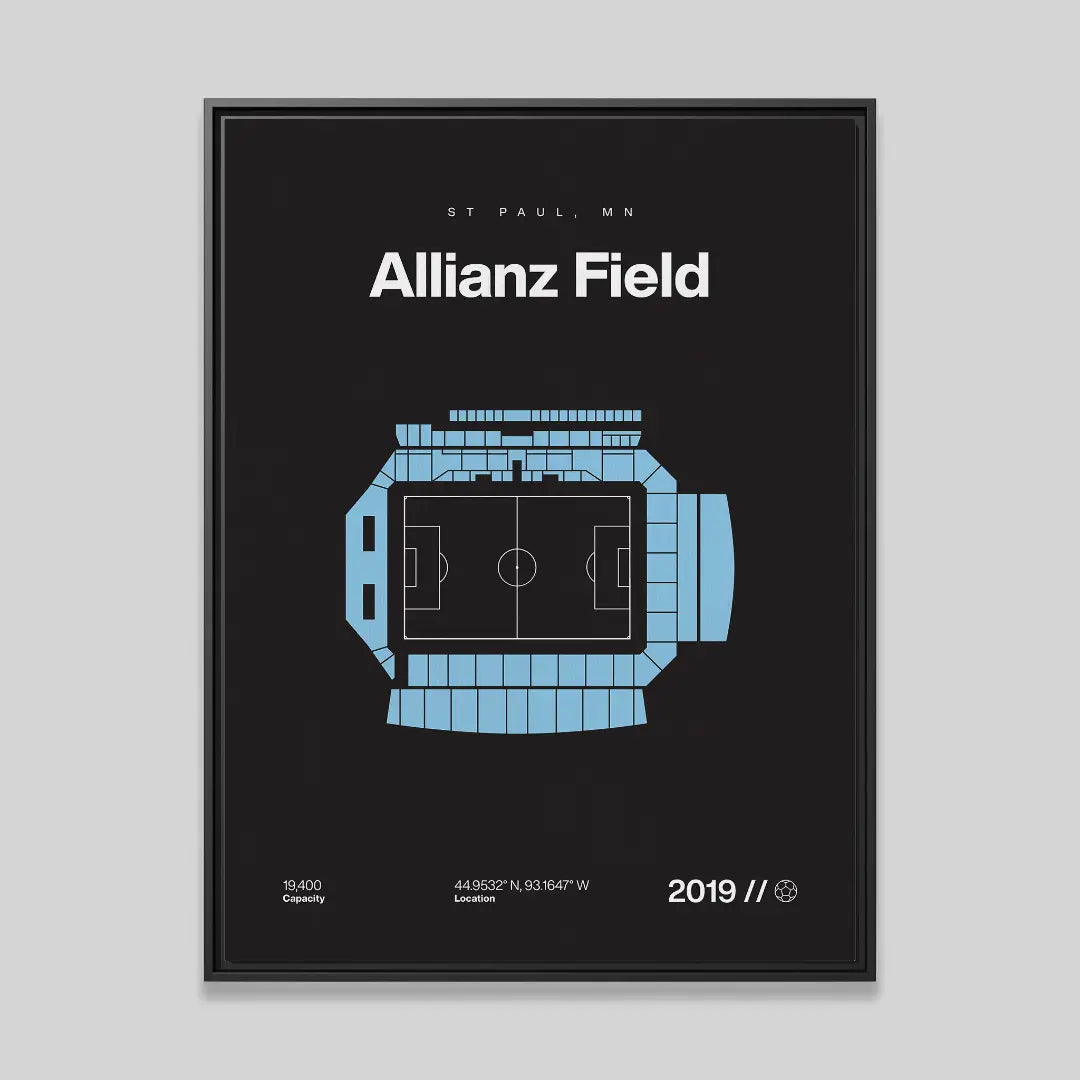 Minnesota Soccer Stadium Bold Canvas Art