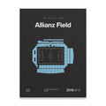 Minnesota Soccer Stadium Bold Canvas Art