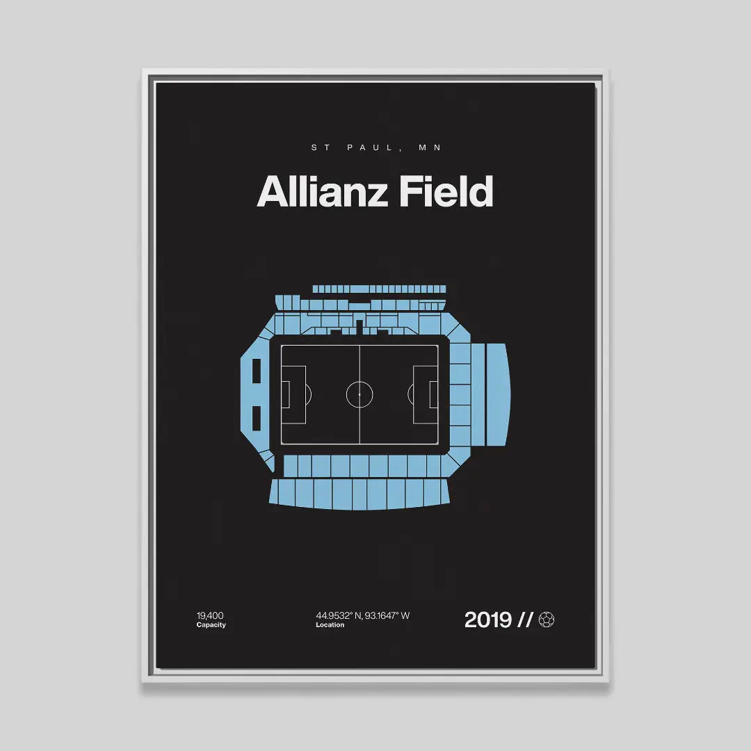 Minnesota Soccer Stadium Bold Canvas Art