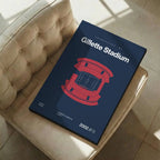 New England Soccer Stadium Bold Canvas Art