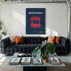 New England Soccer Stadium Bold Canvas Art