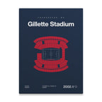 New England Soccer Stadium Bold Canvas Art