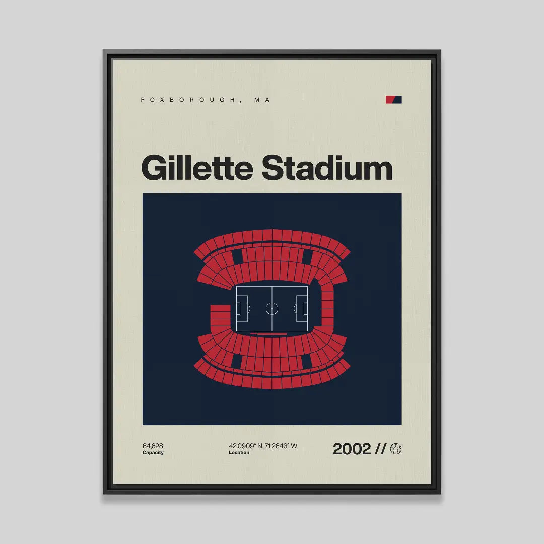 New England Soccer Stadium Canvas Art