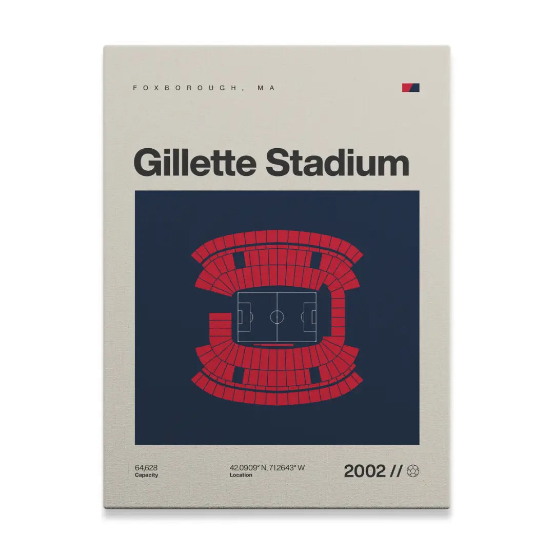 New England Soccer Stadium Canvas Art