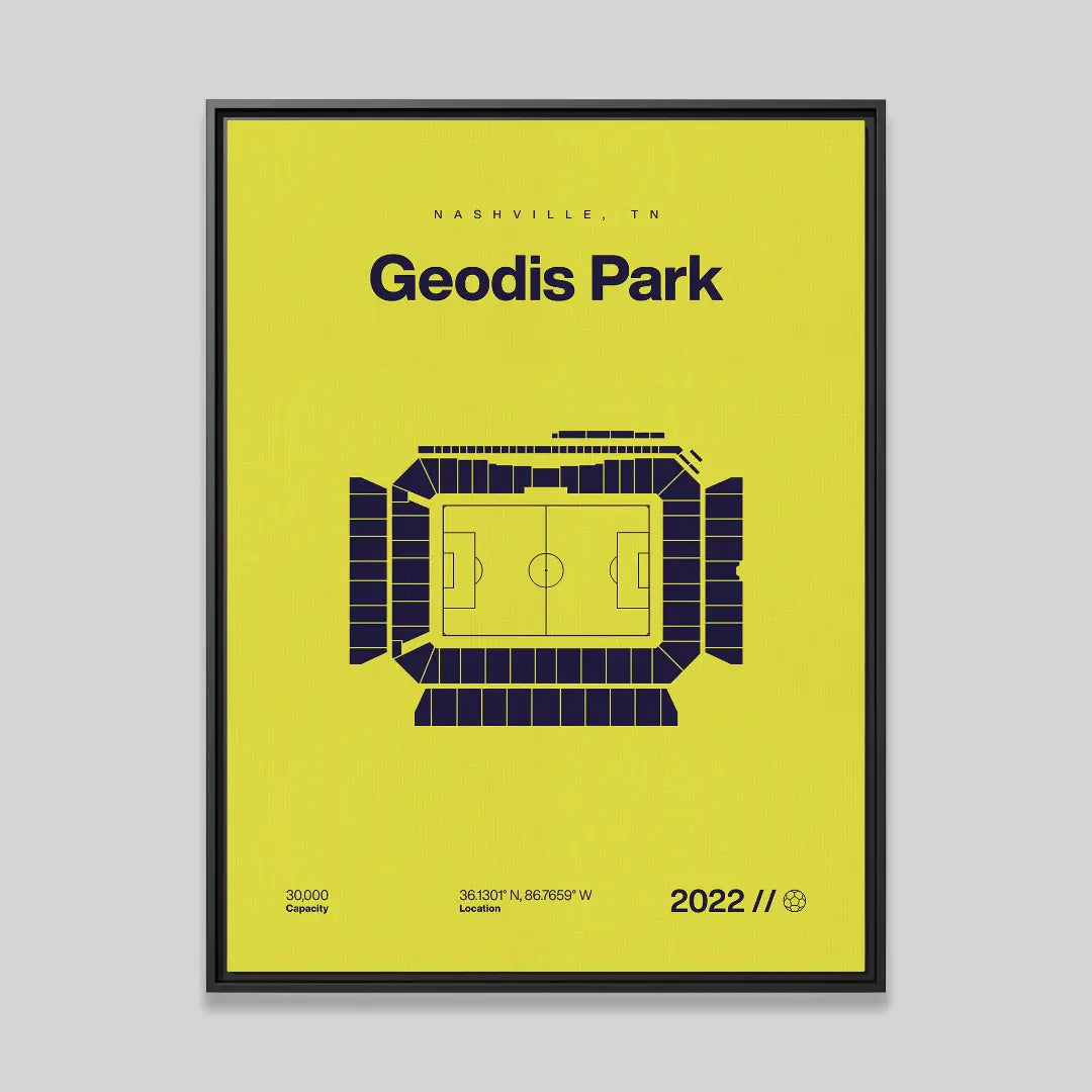 Nashville Soccer Stadium Bold Canvas Art