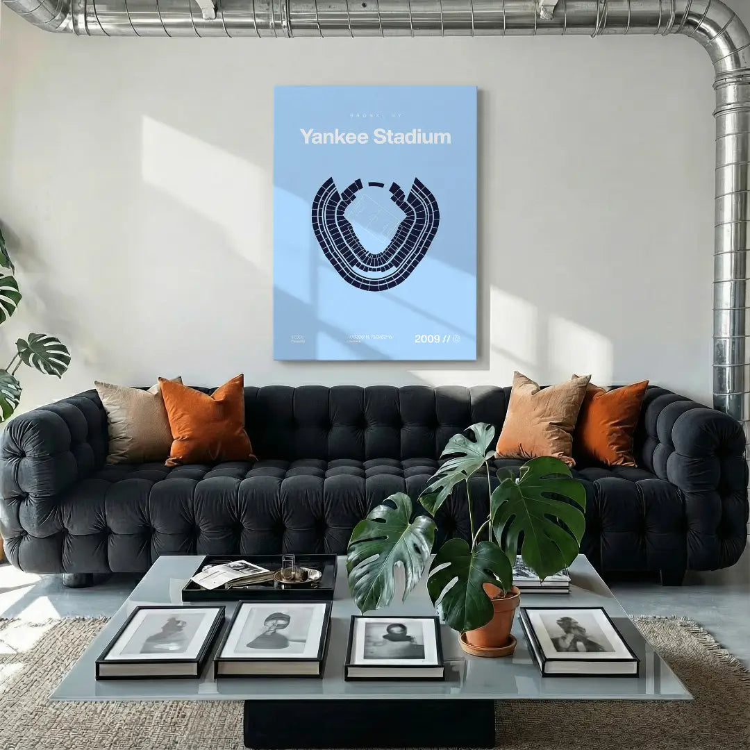 NYC Soccer Stadium Bold Canvas Art