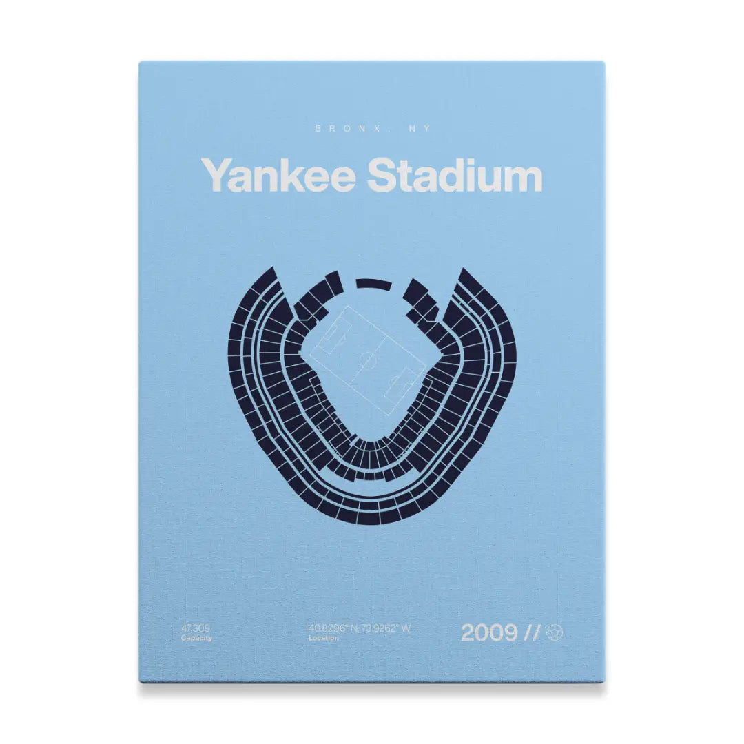 NYC Soccer Stadium Bold Canvas Art