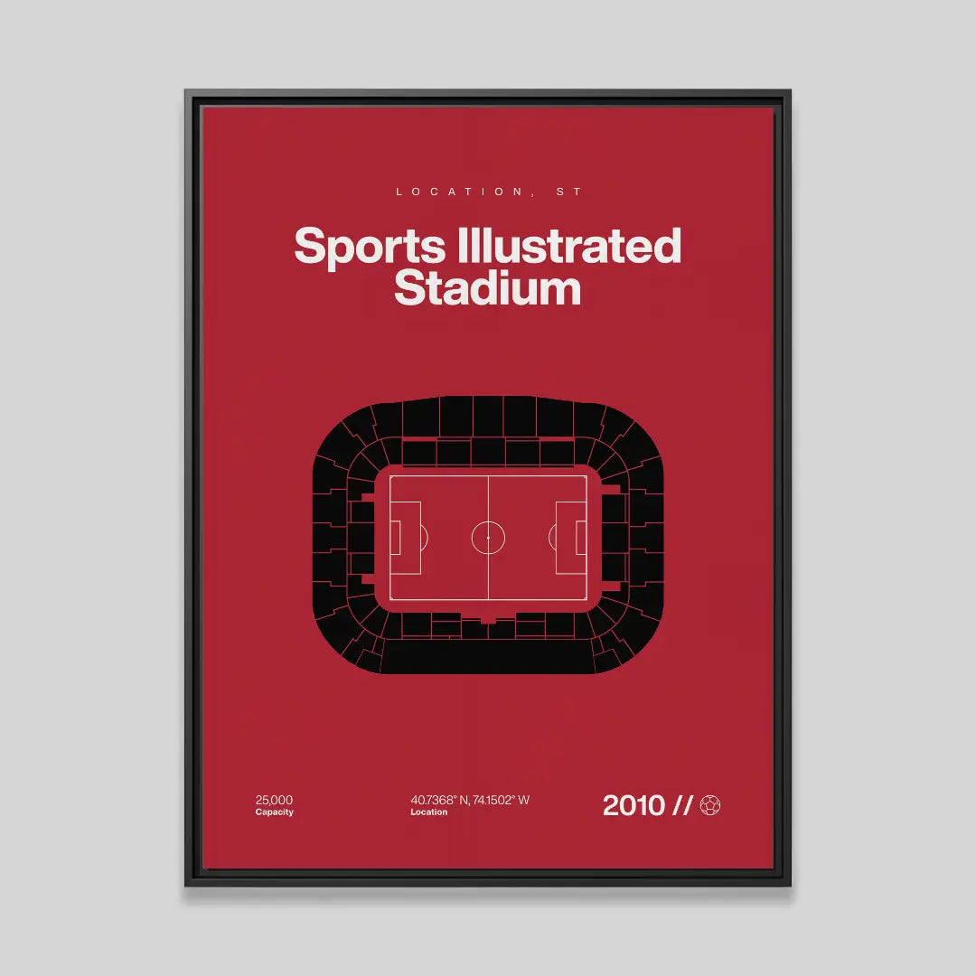 New York Soccer Stadium Bold Canvas Art