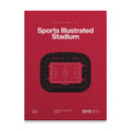 New York Soccer Stadium Bold Canvas Art