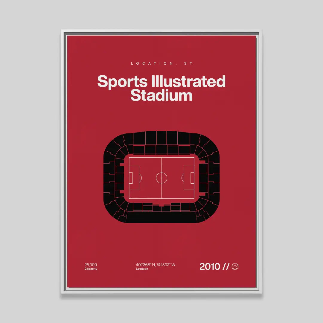 New York Soccer Stadium Bold Canvas Art