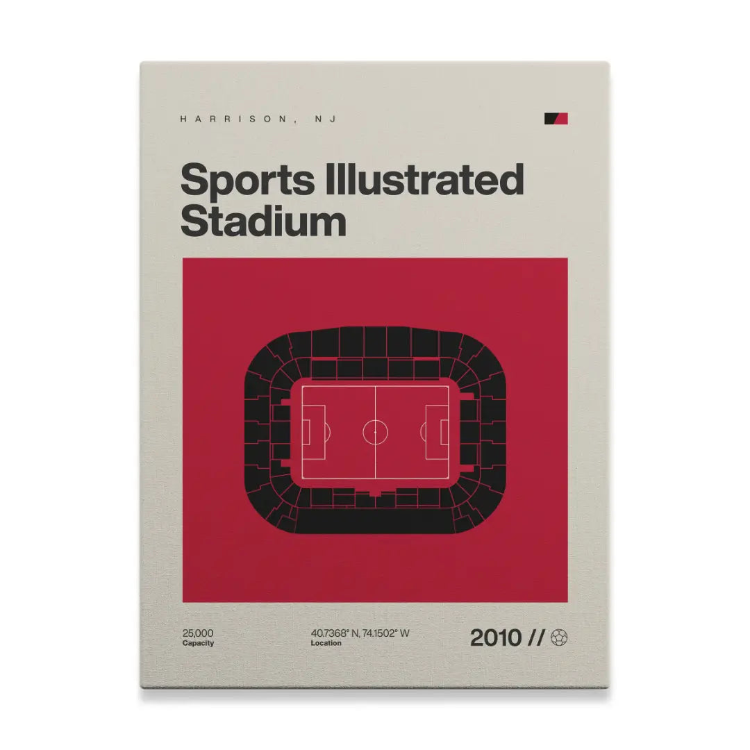 New York Soccer Stadium Canvas Art