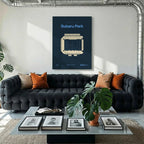 Philadelphia Soccer Stadium Bold Canvas Art