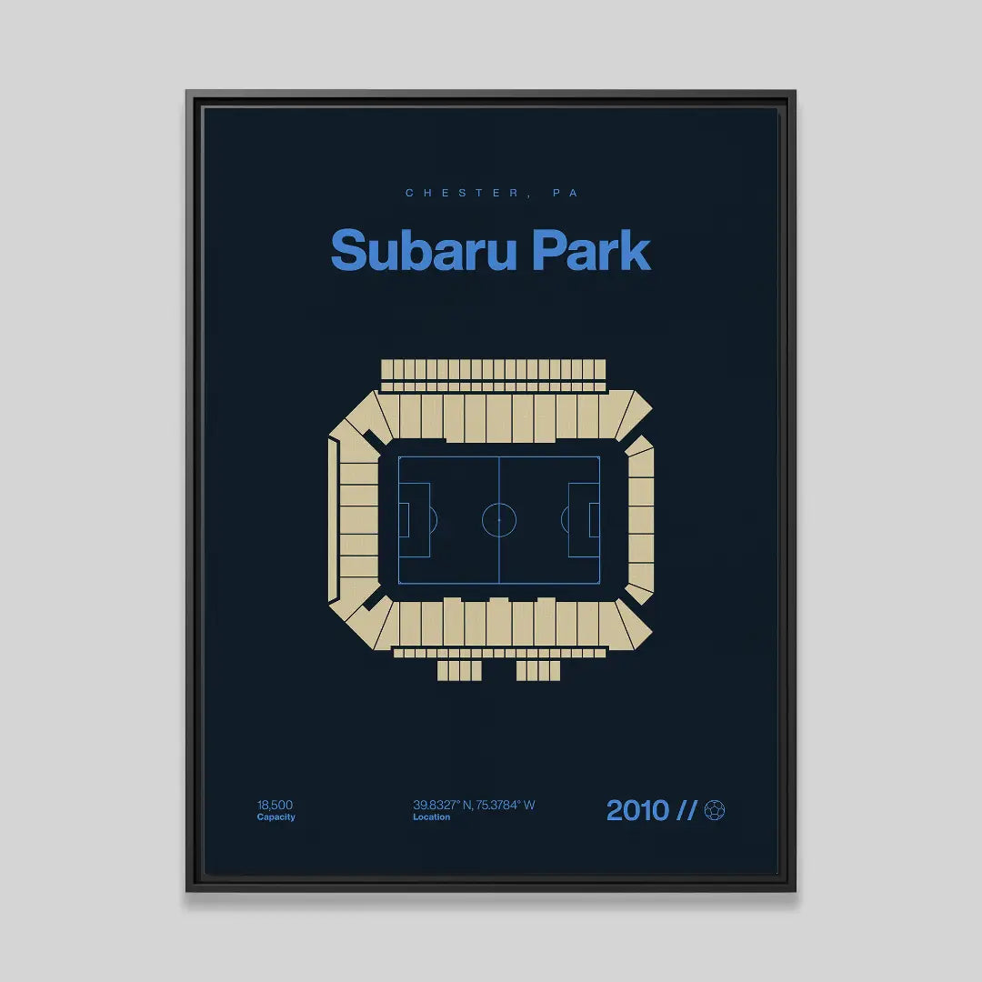 Philadelphia Soccer Stadium Bold Canvas Art