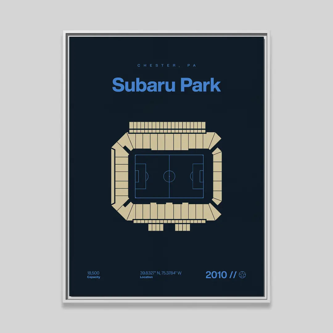 Philadelphia Soccer Stadium Bold Canvas Art