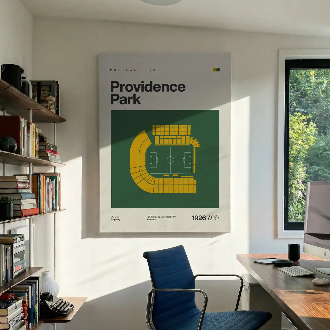 Portland Soccer Stadium Canvas Art