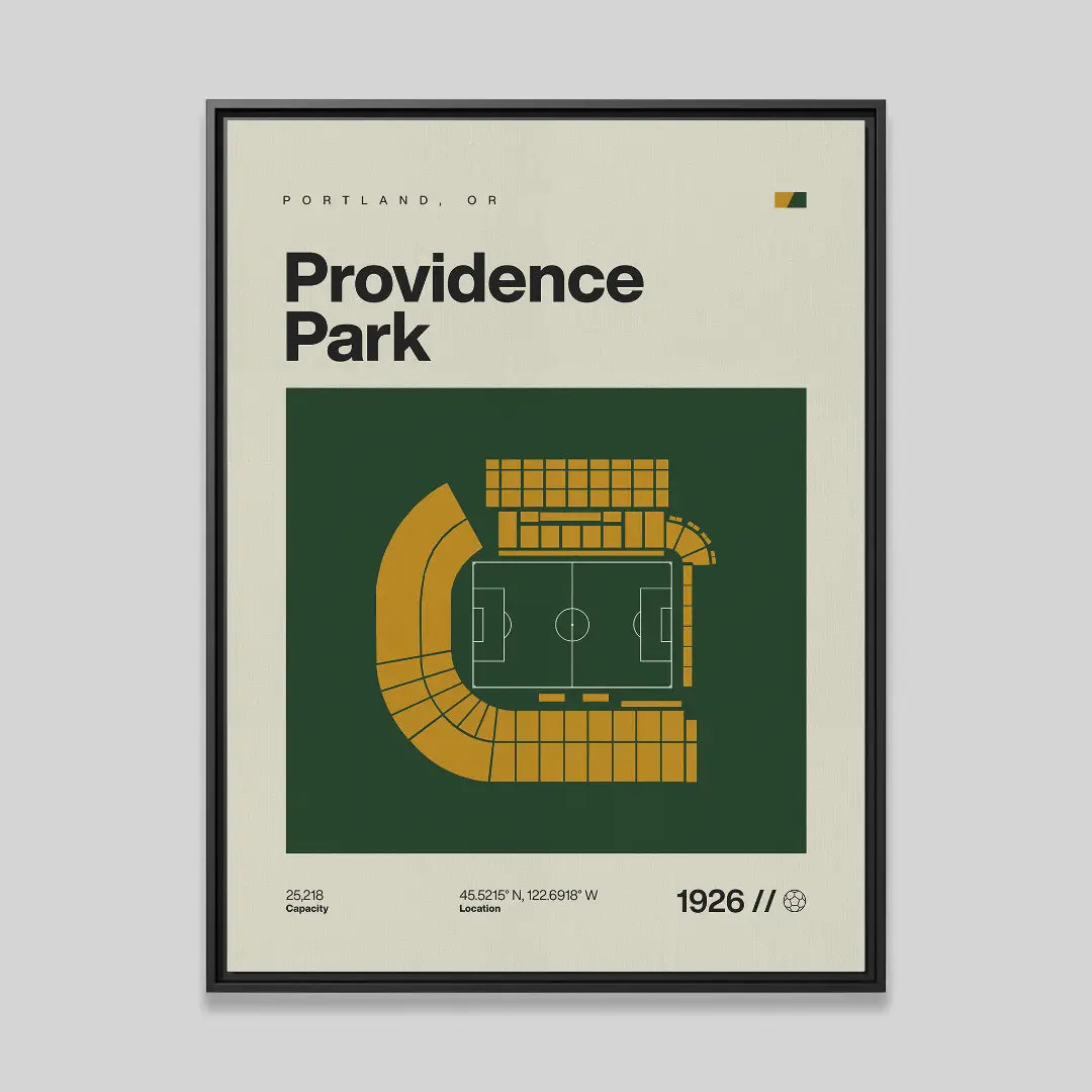 Portland Soccer Stadium Canvas Art