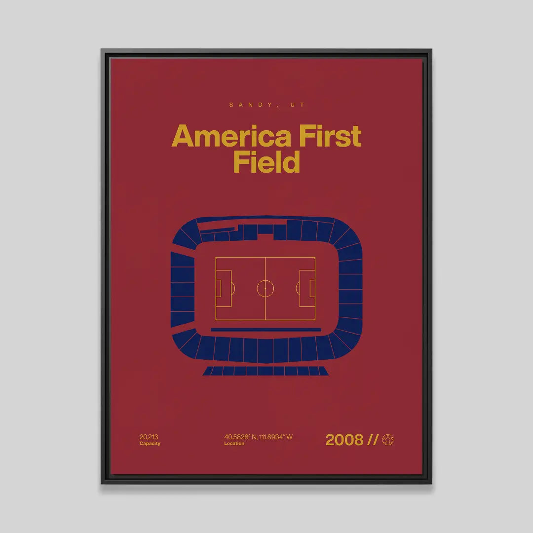 Salt Lake Soccer Stadium Bold Canvas Art